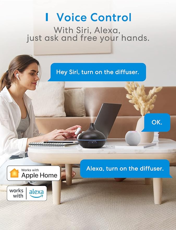 Smart Aromatherapy Diffuser with App Control