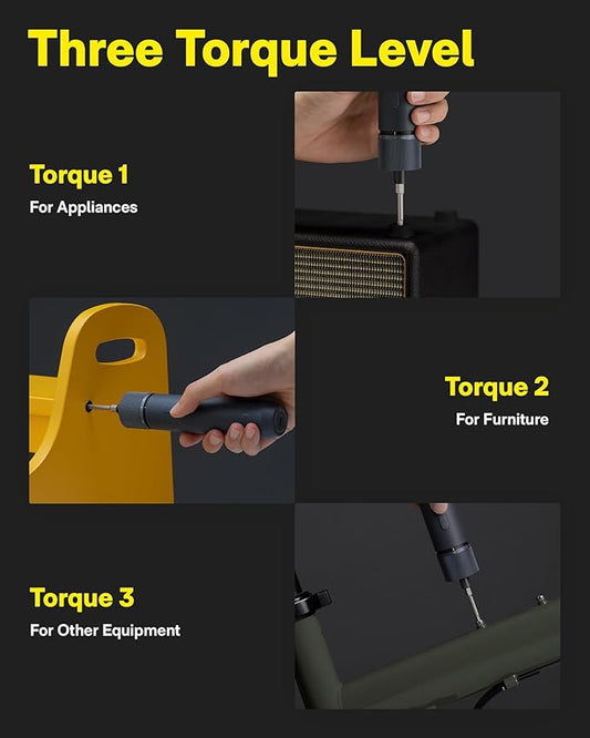 Cordless Electric Screwdriver Kit