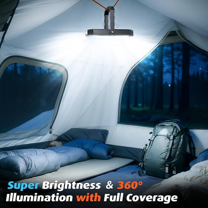Rechargeable Camping Lantern with Power Bank