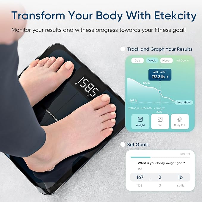 Smart Fitness Scale with Bluetooth App
