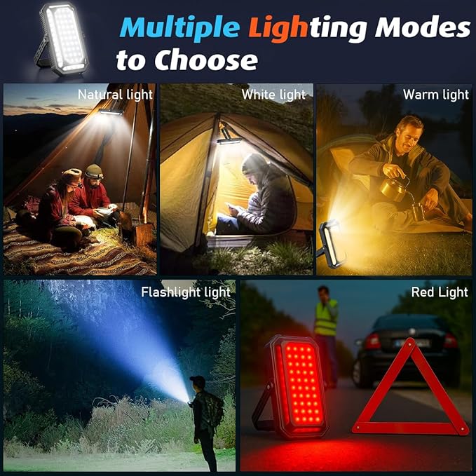 Rechargeable Camping Lantern with Power Bank