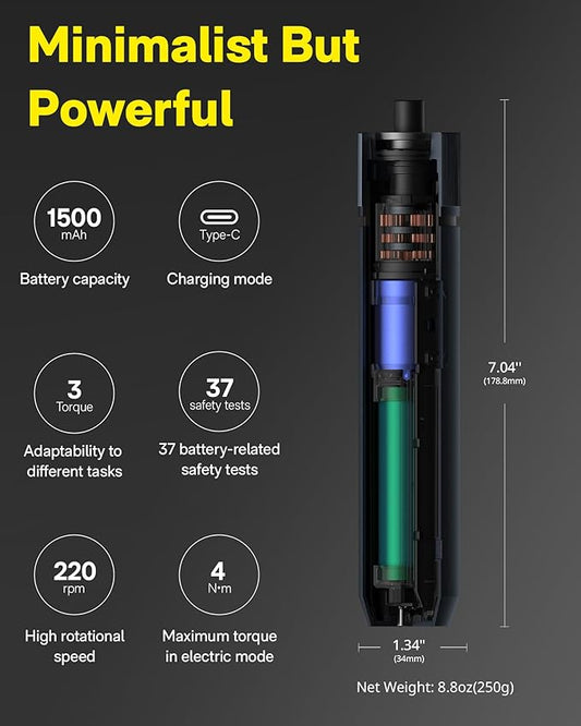 Cordless Electric Screwdriver Kit