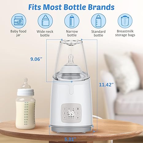 Baby Bottle Warmer with Auto Shut-Off